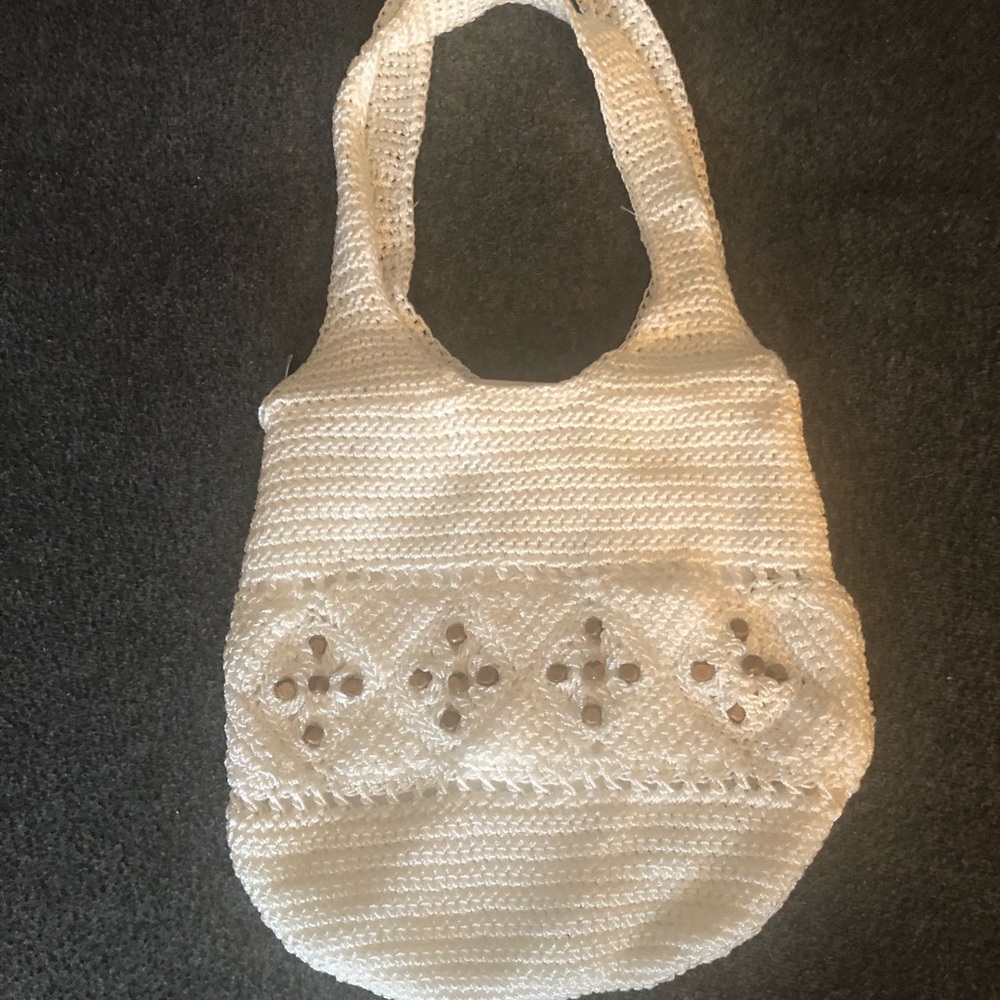 White hobo bag